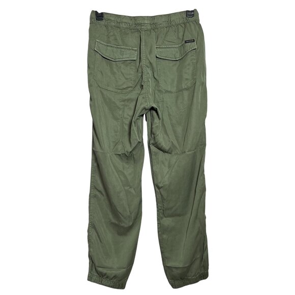 NEW Sanctuary Tencel Jogger Pants SIZE L Green Olive Utility Elastic Waist NWT - Picture 3 of 9